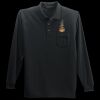 Long Sleeve Silk Touch Polo with Pocket Thumbnail