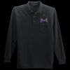 Long Sleeve Silk Touch Polo with Pocket Thumbnail