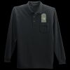 Long Sleeve Silk Touch Polo with Pocket Thumbnail