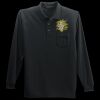 Long Sleeve Silk Touch Polo with Pocket Thumbnail