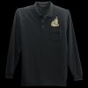 Long Sleeve Silk Touch Polo with Pocket Thumbnail