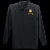 Long Sleeve Silk Touch Polo with Pocket Thumbnail