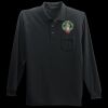 Long Sleeve Silk Touch Polo with Pocket Thumbnail
