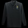 Long Sleeve Silk Touch Polo with Pocket Thumbnail