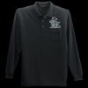 Long Sleeve Silk Touch Polo with Pocket Thumbnail