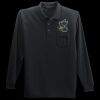 Long Sleeve Silk Touch Polo with Pocket Thumbnail
