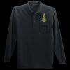 Long Sleeve Silk Touch Polo with Pocket Thumbnail