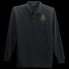 Long Sleeve Silk Touch Polo with Pocket Thumbnail
