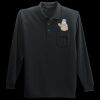 Long Sleeve Silk Touch Polo with Pocket Thumbnail