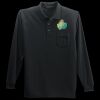 Long Sleeve Silk Touch Polo with Pocket Thumbnail