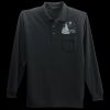 Long Sleeve Silk Touch Polo with Pocket Thumbnail