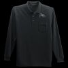 Long Sleeve Silk Touch Polo with Pocket Thumbnail