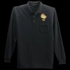 Long Sleeve Silk Touch Polo with Pocket Thumbnail