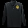 Long Sleeve Silk Touch Polo with Pocket Thumbnail