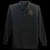 Long Sleeve Silk Touch Polo with Pocket Thumbnail