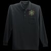 Long Sleeve Silk Touch Polo with Pocket Thumbnail