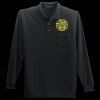 Long Sleeve Silk Touch Polo with Pocket Thumbnail