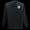 Long Sleeve Silk Touch Polo with Pocket Thumbnail