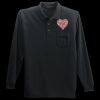 Long Sleeve Silk Touch Polo with Pocket Thumbnail