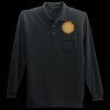 Long Sleeve Silk Touch Polo with Pocket Thumbnail