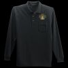Long Sleeve Silk Touch Polo with Pocket Thumbnail