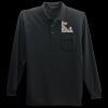 Long Sleeve Silk Touch Polo with Pocket Thumbnail
