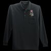 Long Sleeve Silk Touch Polo with Pocket Thumbnail