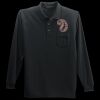 Long Sleeve Silk Touch Polo with Pocket Thumbnail