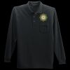 Long Sleeve Silk Touch Polo with Pocket Thumbnail