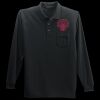 Long Sleeve Silk Touch Polo with Pocket Thumbnail