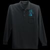 Long Sleeve Silk Touch Polo with Pocket Thumbnail