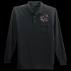 Long Sleeve Silk Touch Polo with Pocket Thumbnail