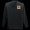 Long Sleeve Silk Touch Polo with Pocket Thumbnail