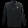 Long Sleeve Silk Touch Polo with Pocket Thumbnail
