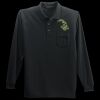 Long Sleeve Silk Touch Polo with Pocket Thumbnail