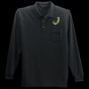 Long Sleeve Silk Touch Polo with Pocket Thumbnail