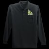 Long Sleeve Silk Touch Polo with Pocket Thumbnail