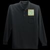 Long Sleeve Silk Touch Polo with Pocket Thumbnail