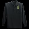 Long Sleeve Silk Touch Polo with Pocket Thumbnail