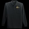 Long Sleeve Silk Touch Polo with Pocket Thumbnail