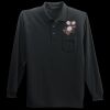 Long Sleeve Silk Touch Polo with Pocket Thumbnail
