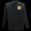 Long Sleeve Silk Touch Polo with Pocket Thumbnail