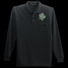 Long Sleeve Silk Touch Polo with Pocket Thumbnail