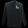 Long Sleeve Silk Touch Polo with Pocket Thumbnail