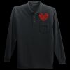 Long Sleeve Silk Touch Polo with Pocket Thumbnail