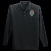 Long Sleeve Silk Touch Polo with Pocket Thumbnail