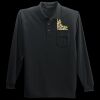 Long Sleeve Silk Touch Polo with Pocket Thumbnail