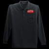 Long Sleeve Silk Touch Polo with Pocket Thumbnail