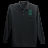 Long Sleeve Silk Touch Polo with Pocket Thumbnail