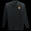 Long Sleeve Silk Touch Polo with Pocket Thumbnail